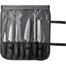 Набор ножей - скрутка, кованых из немецкой стали ZüM® Knife Roll Set от Mercer Culinary® USA 7 предметов #M21830