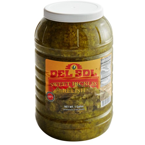 Релиш сладкий, маринованный, огуречный Sweet Pickle Relish от Del Sol® - 3,78л\1галлон #DS04498