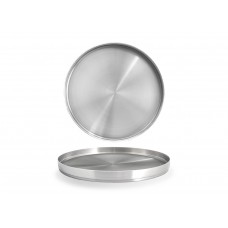 Тарелки из нержавеющей стали с высокими бортами матовые Soho™ от Front of the House® USA - ⌀27,9см/ 11" - 6штук/упак. #DDP070BSS22 Тарелки из нержавеющей стали с высокими бортами матовые Soho™ от Front of the House® USA - ⌀27,9см/ 11" - 6штук/упак. #DDP070BSS22