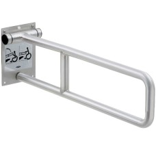 Поручень опорный, откидной, стальной, для инвалидов Swing-Up Grab Bar от Bobrick® USA - 73,5см/29"/до 227 кг. #B-4998