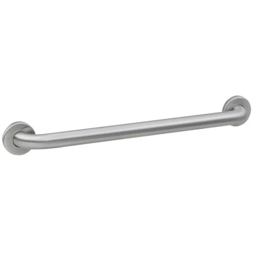 Поручень опорный, стальной, для инвалидов Restroom Grab Bar от Bobrick® USA - 61см/24"/до 408кг. #B-5806x24