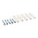 Поручень опорный, стальной, для инвалидов Restroom Grab Bar от Lavex™ USA - 30,5см/12"/до 120кг. #LVXGB11212