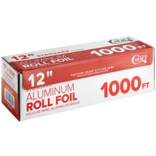 Choice® USA Food Service Standard Aluminum Foil Roll 12" x 1000' #12212X1ST