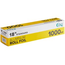 Choice® USA Food Service Standard Aluminum Foil Roll 18" x 1000' #12218X1ST