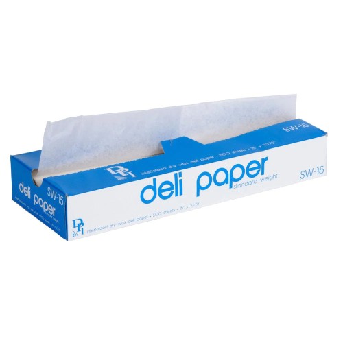 Бумага вощеная Premium Deli Wax Paper Jumbo Size от Celtic\Choice USA 38,1 х 27,31см\15" x 10 3/4" - Упак. 500 листов #999DS15