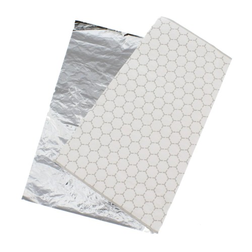 Бумага фольгированная, для горячих сэндвичей Insulated Foil Sheets от Choice® USA, листы 45,7х45,7см\18"x18" - 1000шт\уп. #612W85