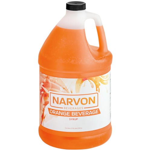 Концентрат - сироп напитков 5:1 Апельсиновый Orange Concentrate от Narvon® USA - 3,785л./ 1 галлон #NBCORNG