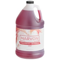 Концентрат - сироп напитков 5:1 Клубничный Strawberry Concentrate от Narvon® USA - 3,785л./ 1 галлон #NBCSTRWBRRY