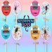 Скорпион Попс - лолипопы Клубника-Банан со съедобными Скорпионами Sorpion Lollipops Strawberry Banana от Lil Bugz® USA - 36шт\уп. #850004399231