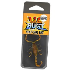 Скорпион Маньчжурский съедобный в индивидуальной упаковке Manchurian Scorpion Lil Bugz® You Can Eat! USA - 1шт #EL-019-00004