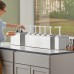 Диспенсер для соусов стальной, со стальным, регулируемым дозатором ServSense™ Condiment Dispenser Stainless Steel Pump Одинарный 1,89л/2 Qt. #651PDS2QT1S
