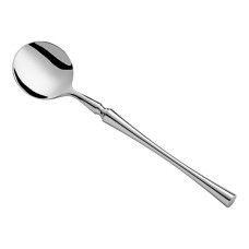 Acopa® Hepburn™ 18/10 Stainless Steel Forged Extra Heavy Weight Demitasse Spoon, 13,5cm\5 5/16" - 12\Case #267700800