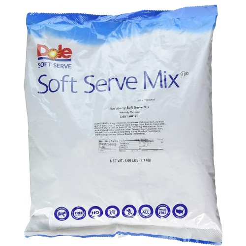 Смесь для мягкого мороженого Малина Soft Serve Mix от Dole® USA - 2,09кг. #D551-A6120