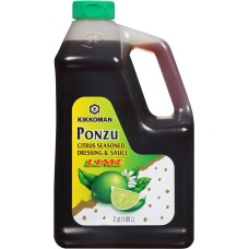 Понцу цитрусовый соус с лаймом - дрессинг Lime Ponzu Citrus Seasoned Dressing & Sauce от Kikkoman® USA - 1.89лит.\2qt. Best By #02305