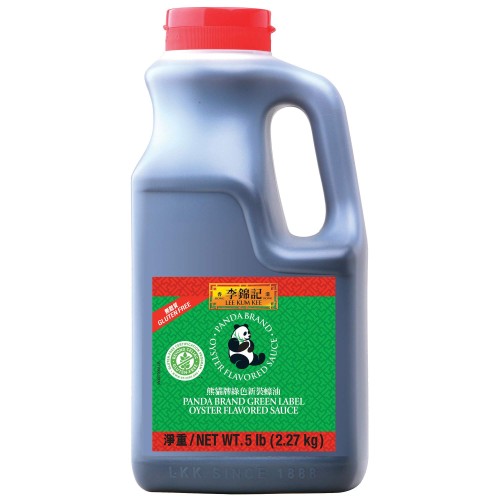 Соус устричный Зеленая Этикетка Панда\ NSG free\ Panda Brand Green Label Oyster Flavored Sauce от Lee Kum Kee® USA - 2,27кг.\5Lb. Best By #LKK0046
