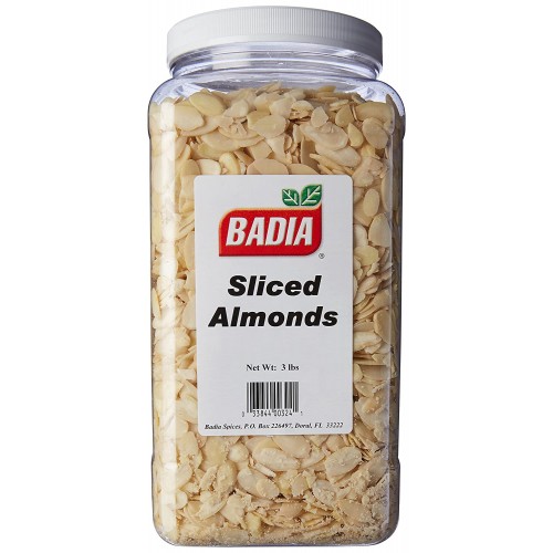 Миндаль нарезанный Badia® USA Sliced Almonds 1,36кг\3 фунта #00324