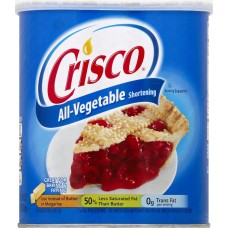 Шортенинг - жир растительный Regular All-Vegetable Shortening от Crisco® USA - 1,36кг. #64727005