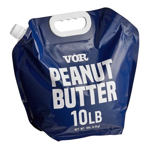 Арахисовое масло премиальное, чистое, без сахара Peanut Butter от Фер/Vör® USA - 4,5кг./10 lb. Best By #VOR-SP-76B