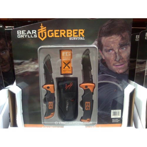 Набор из двух складных ножей Gerber® Bear Grylls в подарочной металлической коробке