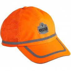 Бейсболка светоотражающая, оранжевая Ergodyne® GloWear™ 8930 Orange Hi-Vis Baseball Cap #23238