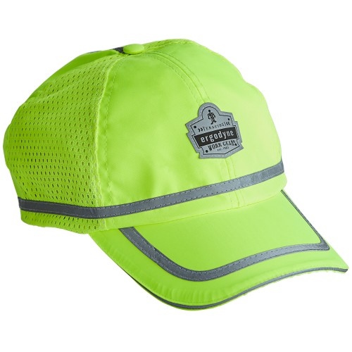 Бейсболка светоотражающая, лимонно-желтая Ergodyne® GloWear™ 8930 Lime Hi-Vis Baseball Cap #23239