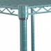 Стеллаж влагостойкий с эпоксидным, зеленым покрытием NSF® 4 полки Regency™ USA - 61х107х188см\ 24x42х74дюйма #RGNC2442EGKIT