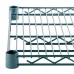 Стеллаж влагостойкий с эпоксидным, зеленым покрытием NSF® 4 полки Regency™ USA - 61х107х188см\ 24x42х74дюйма #RGNC2442EGKIT