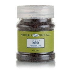 Соль копченая ольхой, крупный помол Salish® Alderwood Smoked Salt Coarse by Artisan® шейкер 9oz.\255г. Best By 06-21-23 #SHK-SAL-CRS