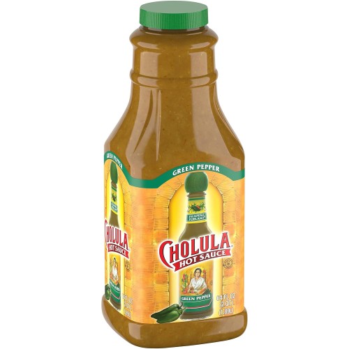 Соус Чолула Зеленый Халапеньо Green Pepper Hot Sauce от Cholula® SHU 1000  - 1,89л.\64fl.oz. #10146-64oz