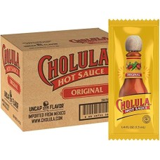 Порционные пакетики соуса Чолула Оригинальный SHU 2000/ Original Hot Sauce от Cholula® - 200шт./упак /7,5мл./0,25 fl.oz. Best By #09107