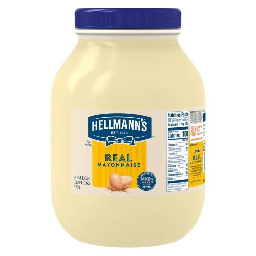 Майонез Хельмана Real Mayonnaise от Hellmann's® USA - 3,78л./1галлон Best By #HLMN5308