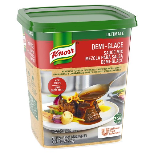 Демиглас сухой-концентрат Максимальный Knorr® Professional USA Ultimate Demi Glace Sauce, 736g\26 oz\7,57лит. готового соуса #104KNR6737