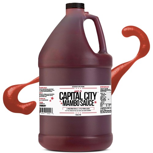 Соус Мамбо мягкий, острый, вашингтонский Mild Mambo Sauce от Capital City™ USA - 3,78 л./ 1 галлон #CAPMGAL