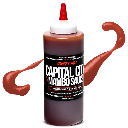 Соус Мамбо сладко-острый, вашингтонский Sweet Hot Mambo Sauce от Capital City™ USA - 355 мл./12 fl. oz. #CAPMSHBTTL12