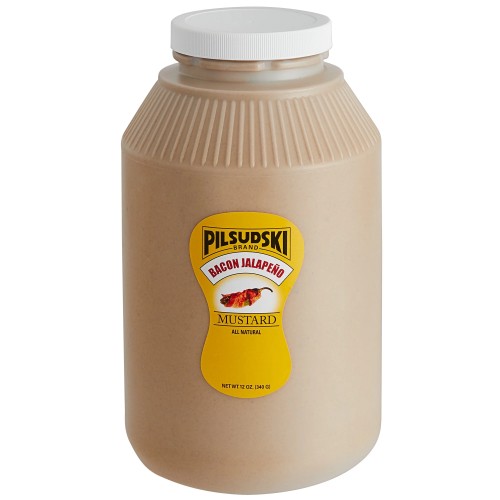 Горчица Бекон Халапеньо Пилсудский - Bacon Jalapeño Mustard от Pilsudski® USA - 3,78л./ 1 гал. #73435