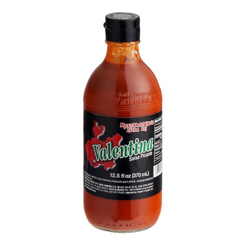 Мексиканский экстра острый соус Black Label Mexican Hot Chile Sauce 2100 SHU от Valentina® Salsa Picante - 370 мл./ 12.5 fl.oz. #SV00061-12oz