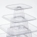 Дисплей - пирамида для десертов прозрачная, 9 полок Matfer Bourgeat® USA Clear Macaron Pyramid Display Stand #681590