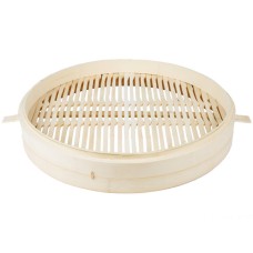 Стимер - пароварка бамбуковая, с ручками Bamboo Steamer от Town® USA - 559мм./22" #34222