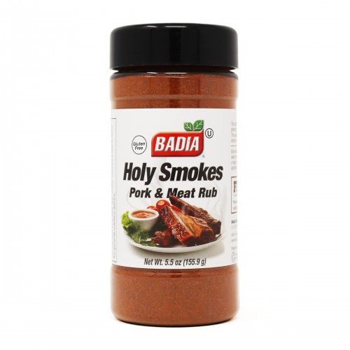 Святая Коптильня смесь специй для мяса Badia® USA Holy Smokes Rub - 155,9гр.\5,5oz Best By 03\2024 #00392