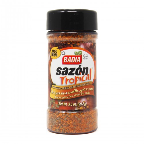 Тропическая смесь приправ с аннатто и кориандром Badia® USA Sazón Tropical® Seasoning with Annatto and Coriander - 3,5oz\ 99,2гр #80129