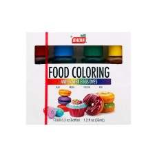 Красители пищевые набор 4-е цвета Badia® USA Food Coloring - 1,2 oz \ 35мл \ Best By 04-06-21 #00422