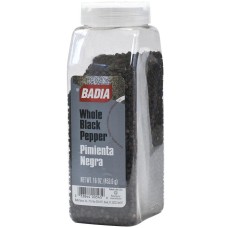 Перец черный, горошек Badia® USA Whole Black Pepper 16oz\454грамм #00545