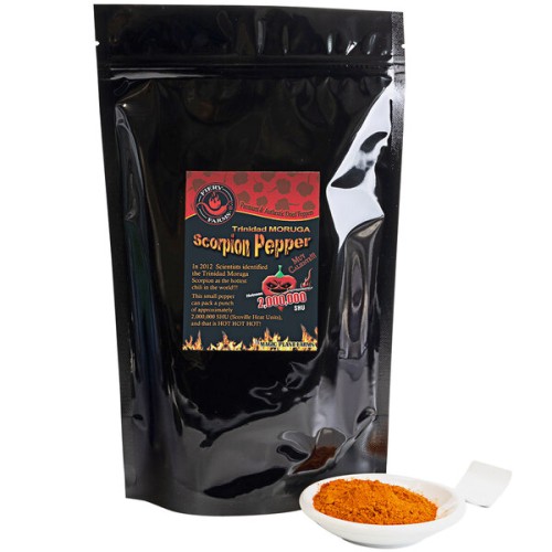 Тринидад Моруга Скорпион - молотый перец Trinidad Moruga Scorpion от Fiery Farms® USA 1,2 - 2,0 млн. SHU - 1кг./2.2 lb. #409509