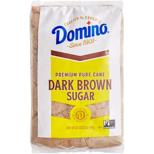 Сахар тростниковый с мелассой темно-коричневый Домино Dark Brown Sugar Domino® USA 907гр.\2 lb. #SUGDKDM