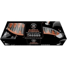 Сахарные палочки-леденцы янтарные из тростникового сахара Amber Rock Candy Barista Stirrer от Roses Brands® USA - 100шт/упак. #RBA5350