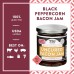 Джем из бекона с черным перцем Black Peppercorn Uncured Bacon Jam от TBJ Gourmet™ USA - 255 гр./9 oz. #TBJ1021-9OZ