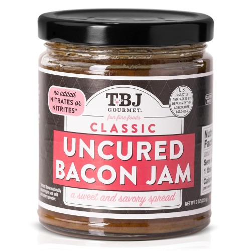 Джем из бекона натуральный, классический Uncured Bacon Jam Classic от TBJ Gourmet™ USA - 255 гр./9 oz. #TBJ1020-9OZ