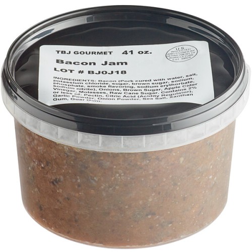 Джем из бекона натуральный, классический Uncured Bacon Jam Classic от TBJ Gourmet™ USA - 1,28 кг./41 oz.  #TBJ1029-41OZ