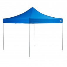 Backyard Pro® Courtyard® Series Straight Leg Aluminum Instant Canopy, Blue, 10' x 10' #554ALP10X10B
