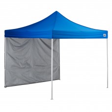 Backyard Pro® Courtyard® Series Straight Leg Aluminum Instant Canopy and Wall Kit, Blue, 10' x 10' #554ALP10KTBL